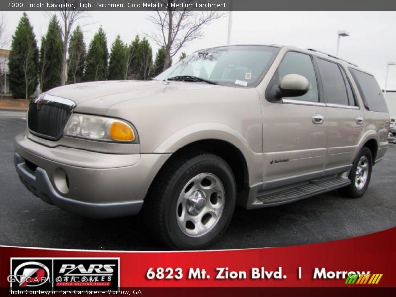 Light Parchment Gold Metallic / Medium Parchment 2000 Lincoln Navigator