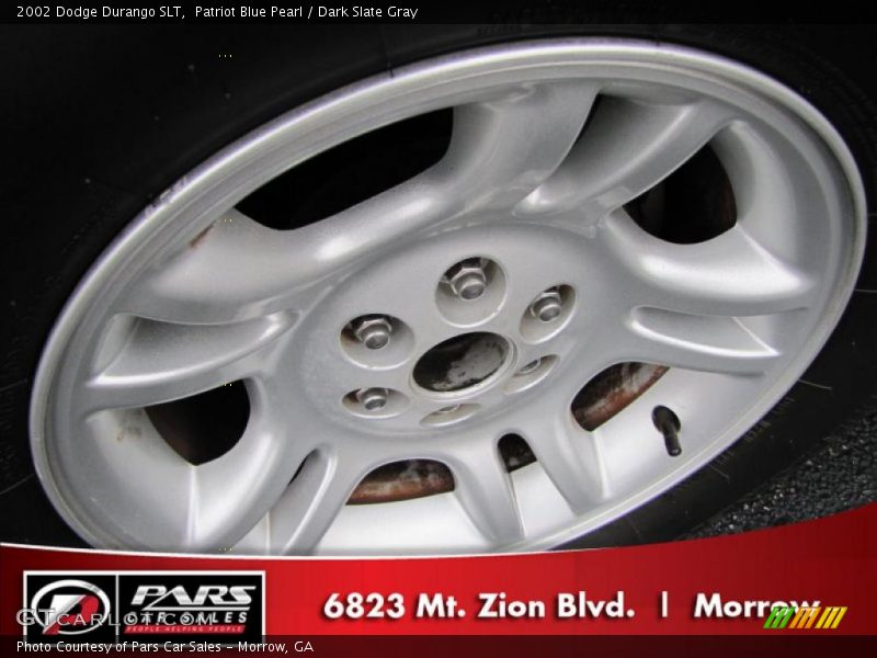 Patriot Blue Pearl / Dark Slate Gray 2002 Dodge Durango SLT
