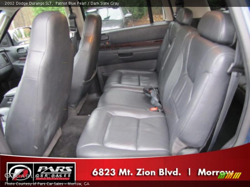 Patriot Blue Pearl / Dark Slate Gray 2002 Dodge Durango SLT