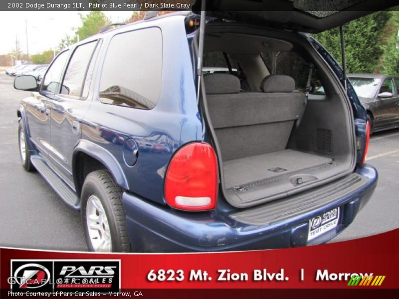 Patriot Blue Pearl / Dark Slate Gray 2002 Dodge Durango SLT