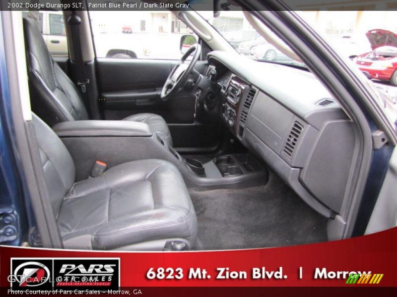 Patriot Blue Pearl / Dark Slate Gray 2002 Dodge Durango SLT