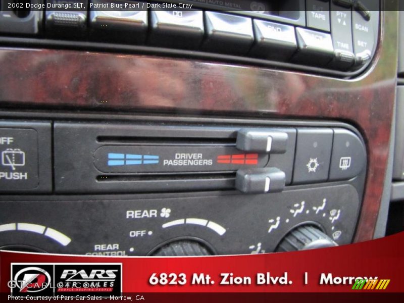 Patriot Blue Pearl / Dark Slate Gray 2002 Dodge Durango SLT