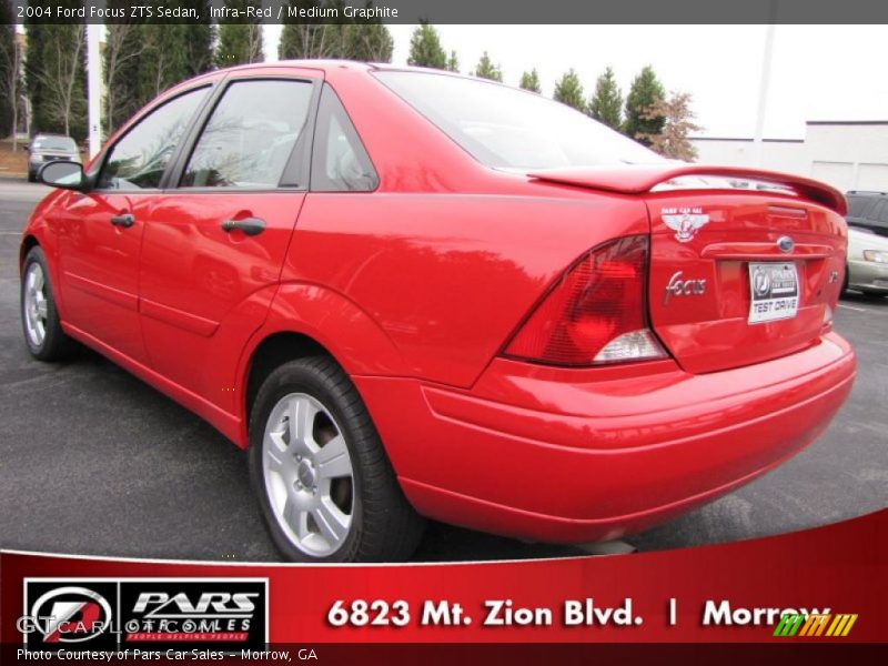 Infra-Red / Medium Graphite 2004 Ford Focus ZTS Sedan