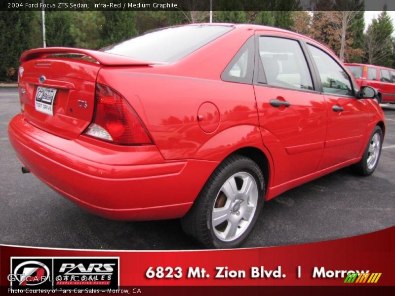 Infra-Red / Medium Graphite 2004 Ford Focus ZTS Sedan