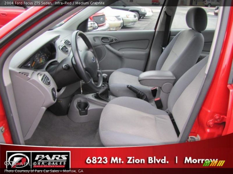 Infra-Red / Medium Graphite 2004 Ford Focus ZTS Sedan