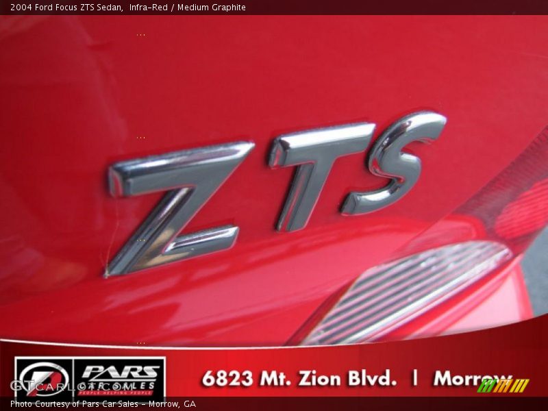 Infra-Red / Medium Graphite 2004 Ford Focus ZTS Sedan