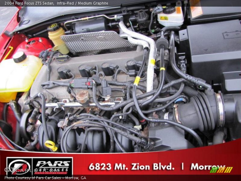 Infra-Red / Medium Graphite 2004 Ford Focus ZTS Sedan