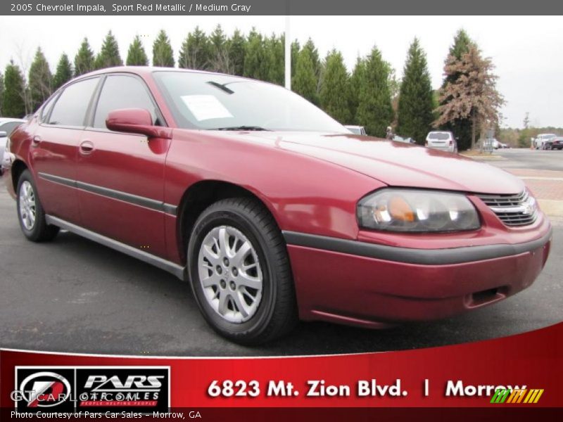 Sport Red Metallic / Medium Gray 2005 Chevrolet Impala