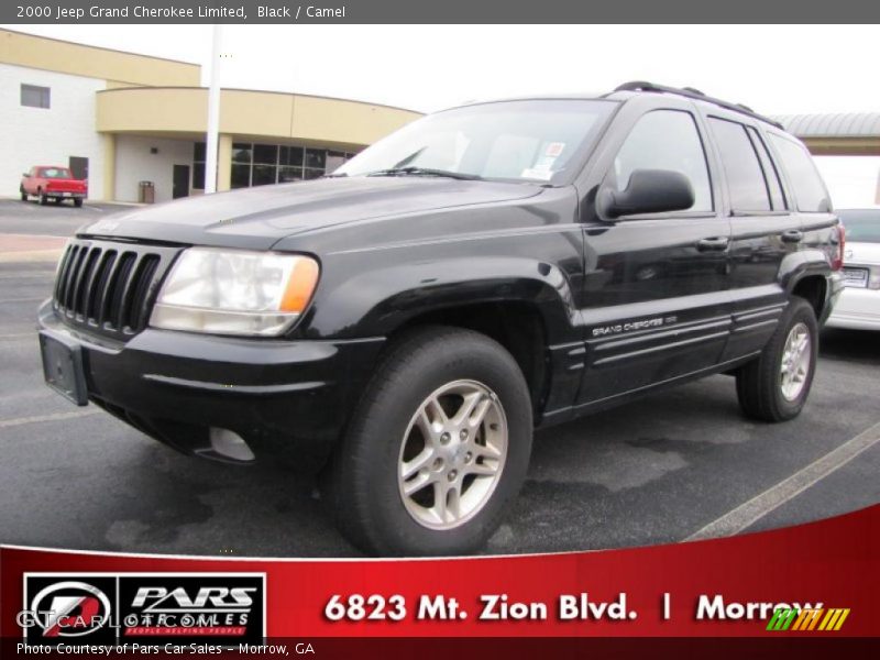 Black / Camel 2000 Jeep Grand Cherokee Limited