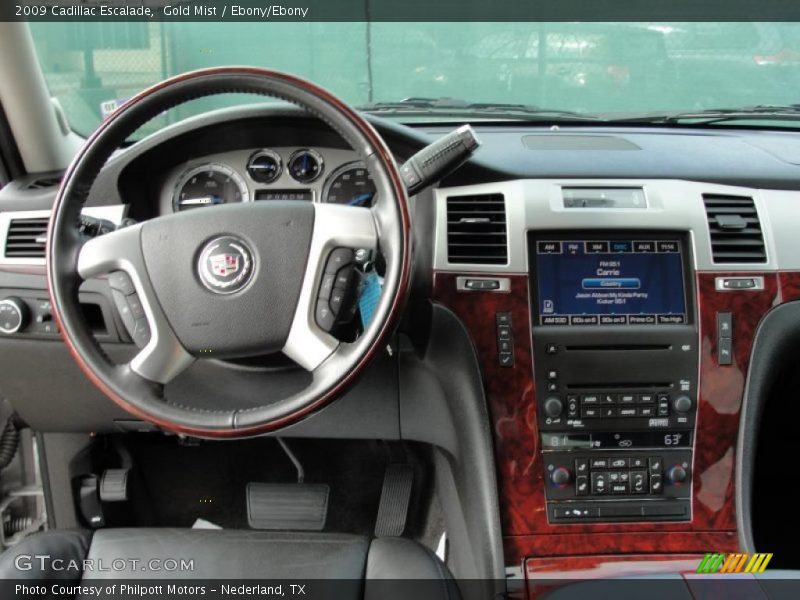 Dashboard of 2009 Escalade 