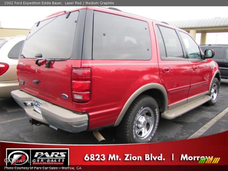 Laser Red / Medium Graphite 2002 Ford Expedition Eddie Bauer