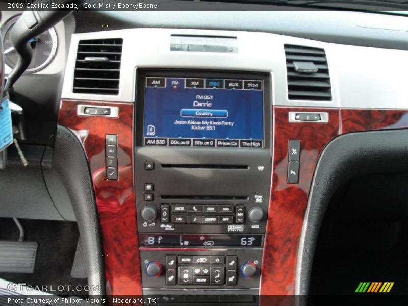 Controls of 2009 Escalade 