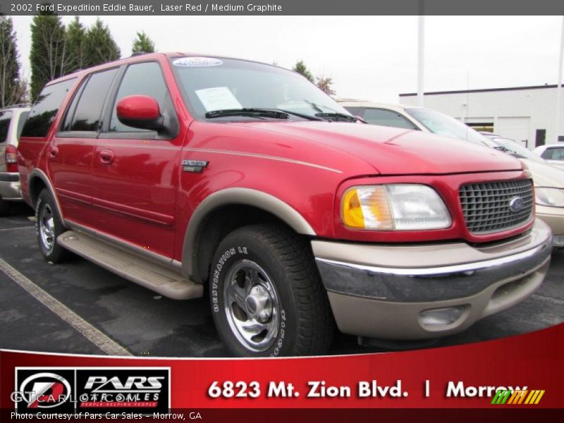 Laser Red / Medium Graphite 2002 Ford Expedition Eddie Bauer