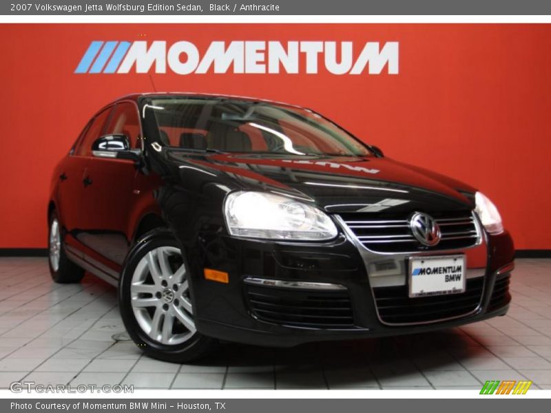 Black / Anthracite 2007 Volkswagen Jetta Wolfsburg Edition Sedan