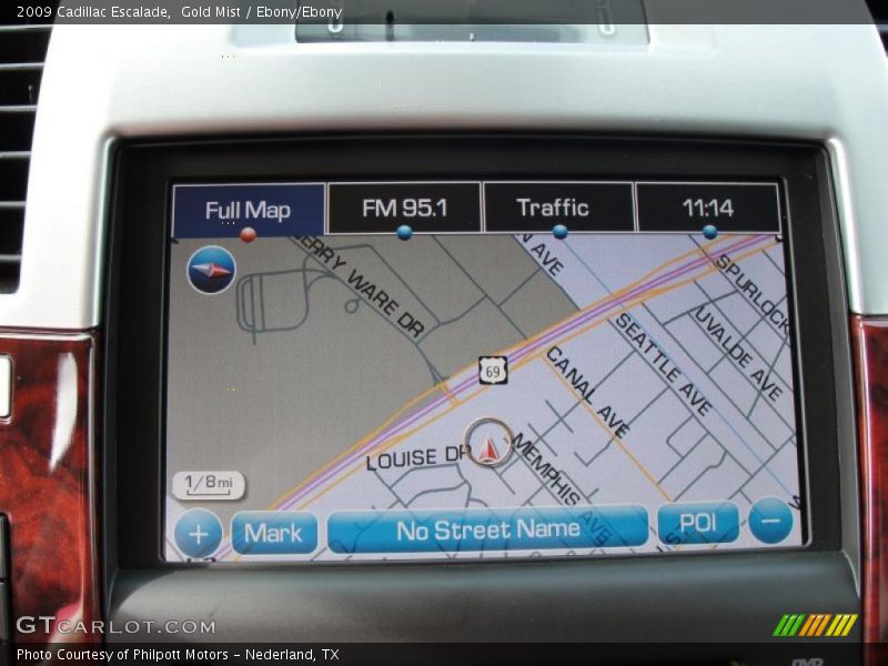Navigation of 2009 Escalade 