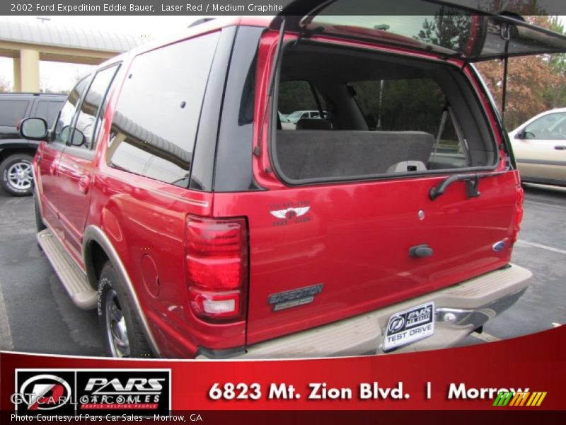 Laser Red / Medium Graphite 2002 Ford Expedition Eddie Bauer