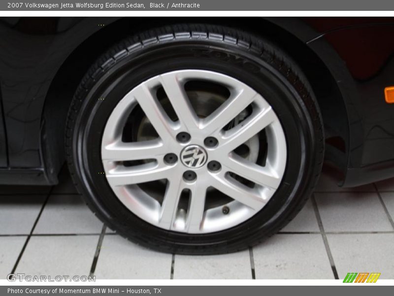 Black / Anthracite 2007 Volkswagen Jetta Wolfsburg Edition Sedan