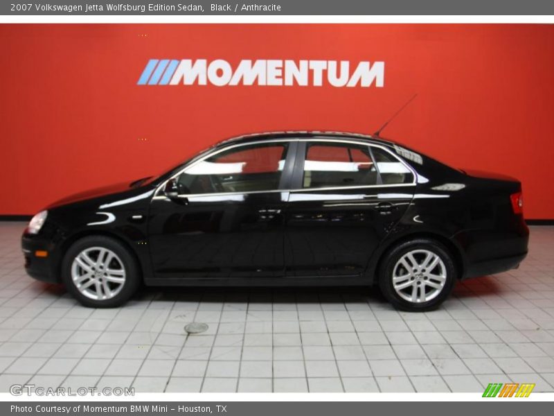 Black / Anthracite 2007 Volkswagen Jetta Wolfsburg Edition Sedan