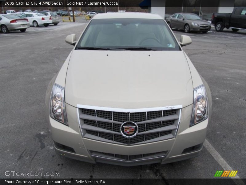 Gold Mist / Cashmere/Cocoa 2009 Cadillac CTS 4 AWD Sedan