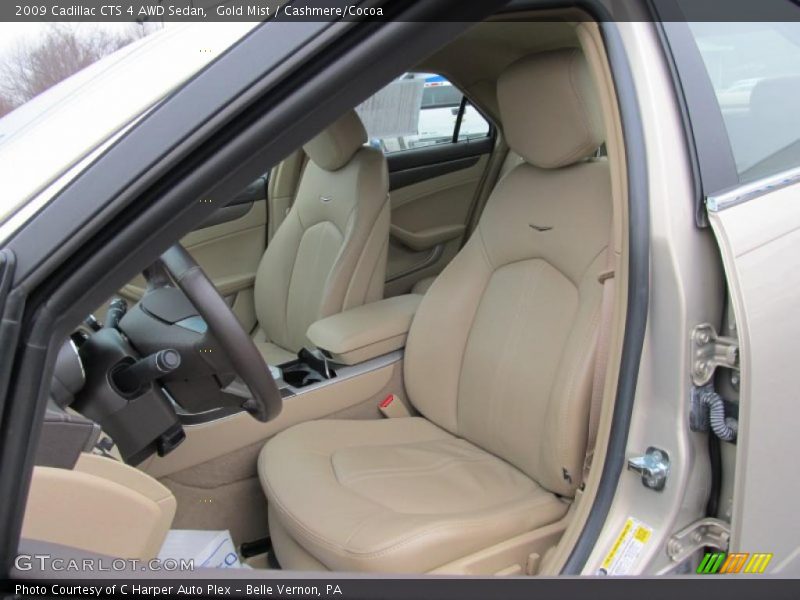 Gold Mist / Cashmere/Cocoa 2009 Cadillac CTS 4 AWD Sedan