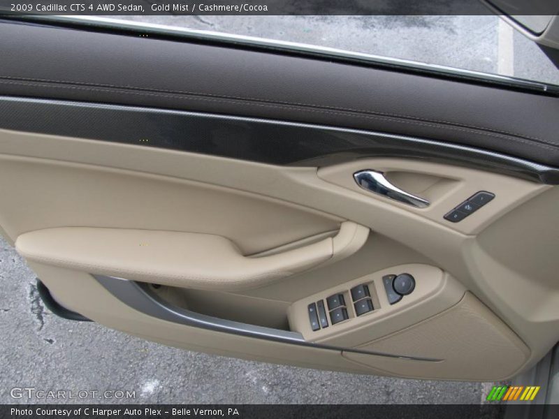 Gold Mist / Cashmere/Cocoa 2009 Cadillac CTS 4 AWD Sedan