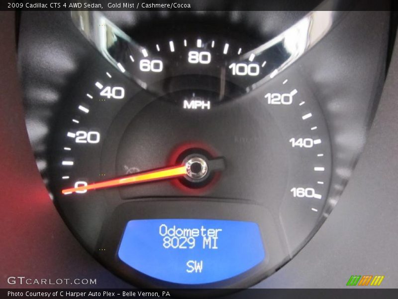 Gold Mist / Cashmere/Cocoa 2009 Cadillac CTS 4 AWD Sedan