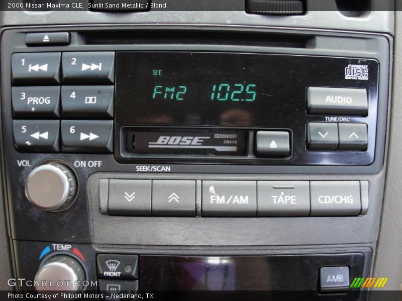 Sunlit Sand Metallic / Blond 2000 Nissan Maxima GLE