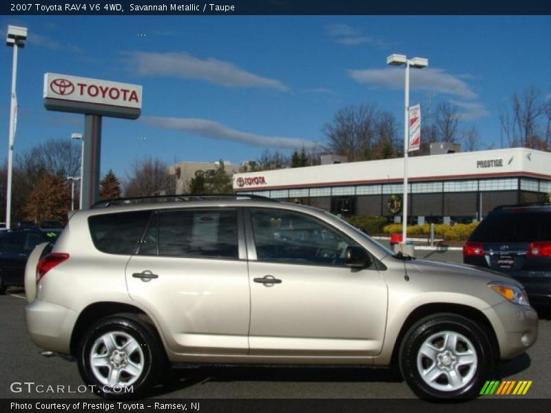 Savannah Metallic / Taupe 2007 Toyota RAV4 V6 4WD