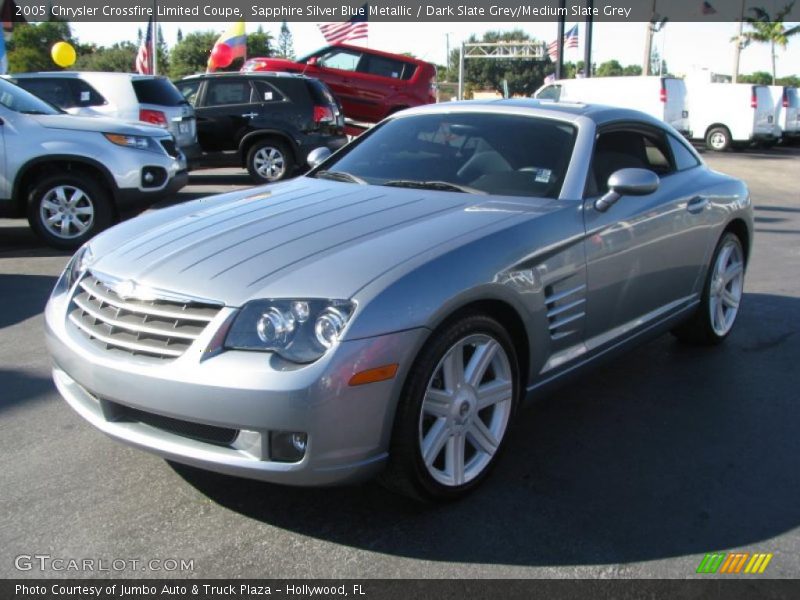 Sapphire Silver Blue Metallic / Dark Slate Grey/Medium Slate Grey 2005 Chrysler Crossfire Limited Coupe