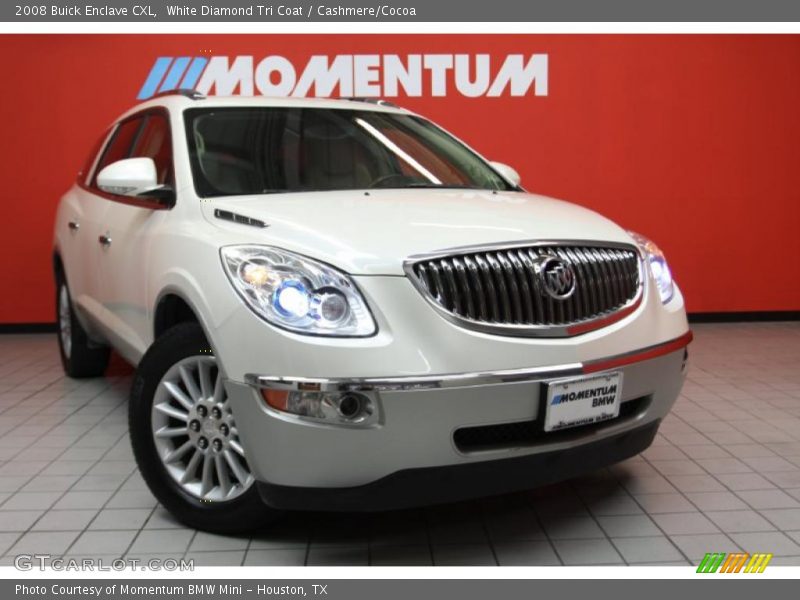 White Diamond Tri Coat / Cashmere/Cocoa 2008 Buick Enclave CXL