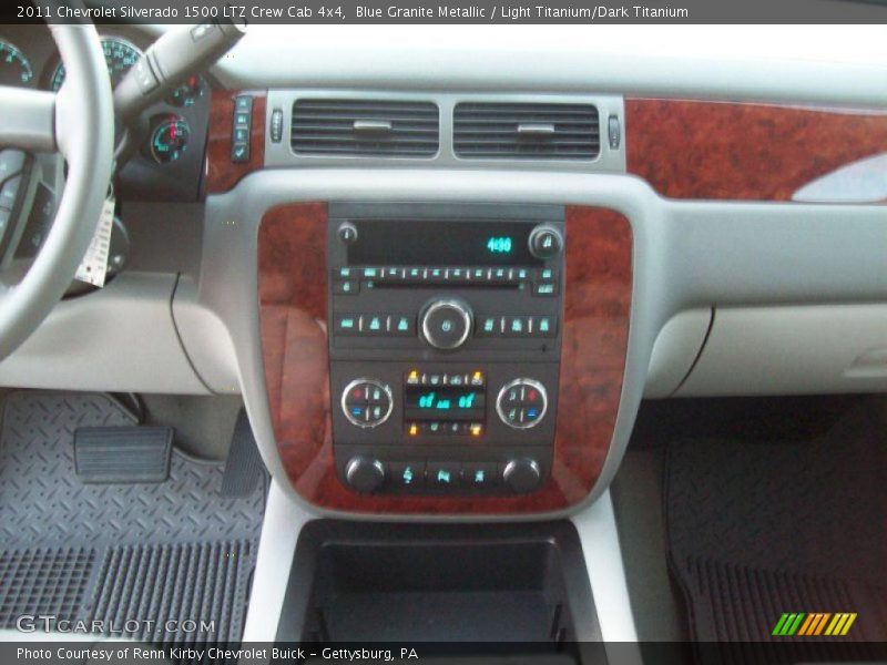 Blue Granite Metallic / Light Titanium/Dark Titanium 2011 Chevrolet Silverado 1500 LTZ Crew Cab 4x4