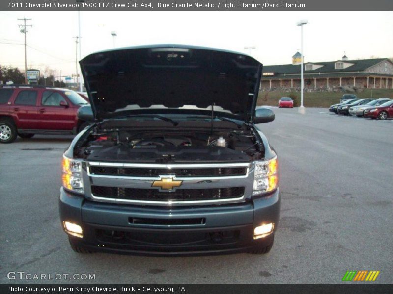 Blue Granite Metallic / Light Titanium/Dark Titanium 2011 Chevrolet Silverado 1500 LTZ Crew Cab 4x4