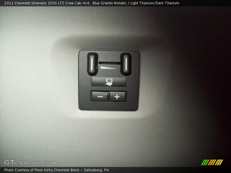 Blue Granite Metallic / Light Titanium/Dark Titanium 2011 Chevrolet Silverado 1500 LTZ Crew Cab 4x4