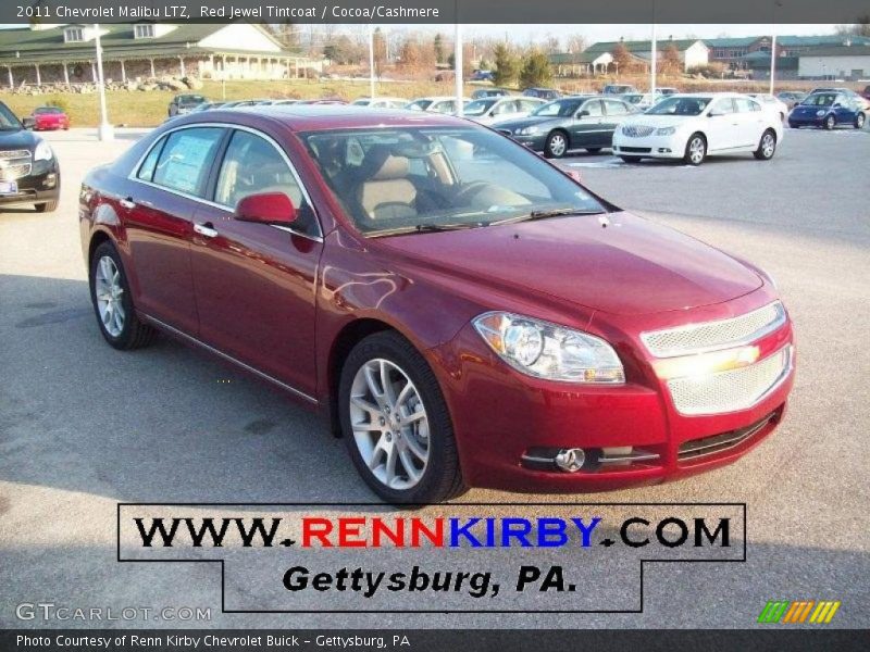 Red Jewel Tintcoat / Cocoa/Cashmere 2011 Chevrolet Malibu LTZ