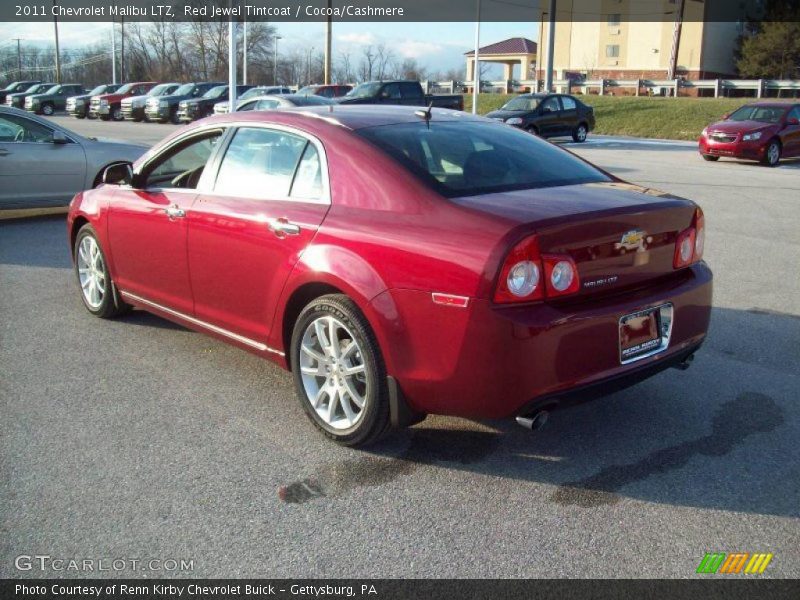 Red Jewel Tintcoat / Cocoa/Cashmere 2011 Chevrolet Malibu LTZ