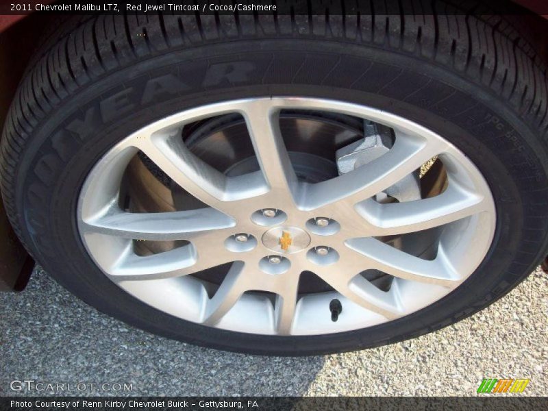 Red Jewel Tintcoat / Cocoa/Cashmere 2011 Chevrolet Malibu LTZ