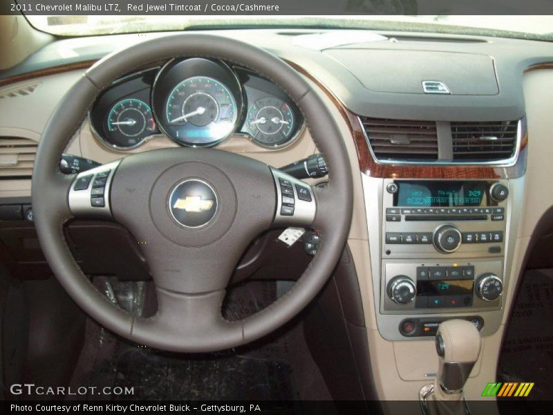 Red Jewel Tintcoat / Cocoa/Cashmere 2011 Chevrolet Malibu LTZ