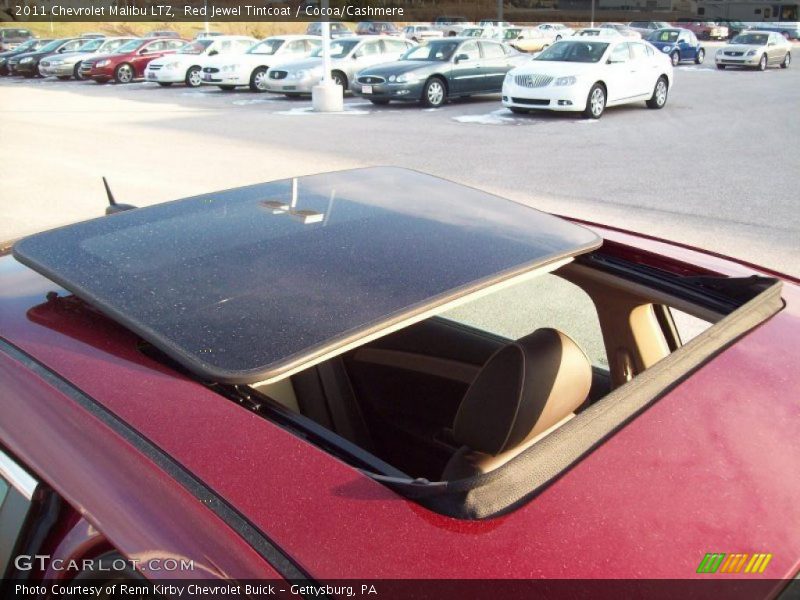 Red Jewel Tintcoat / Cocoa/Cashmere 2011 Chevrolet Malibu LTZ