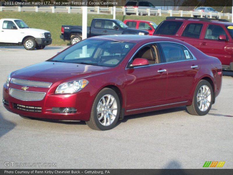 Red Jewel Tintcoat / Cocoa/Cashmere 2011 Chevrolet Malibu LTZ