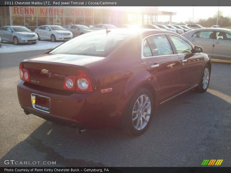 Red Jewel Tintcoat / Cocoa/Cashmere 2011 Chevrolet Malibu LTZ