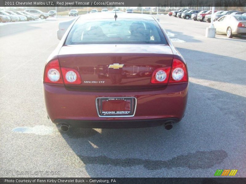 Red Jewel Tintcoat / Cocoa/Cashmere 2011 Chevrolet Malibu LTZ