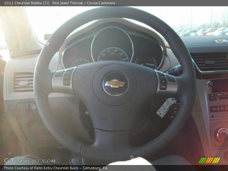 Red Jewel Tintcoat / Cocoa/Cashmere 2011 Chevrolet Malibu LTZ