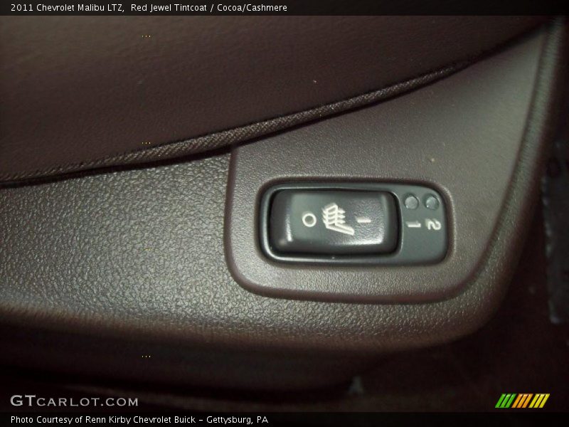 Red Jewel Tintcoat / Cocoa/Cashmere 2011 Chevrolet Malibu LTZ