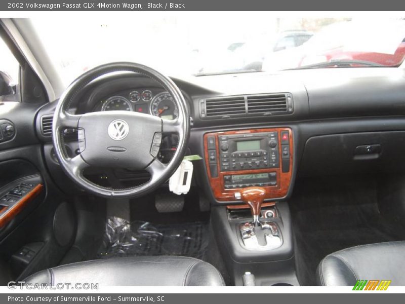  2002 Passat GLX 4Motion Wagon Black Interior