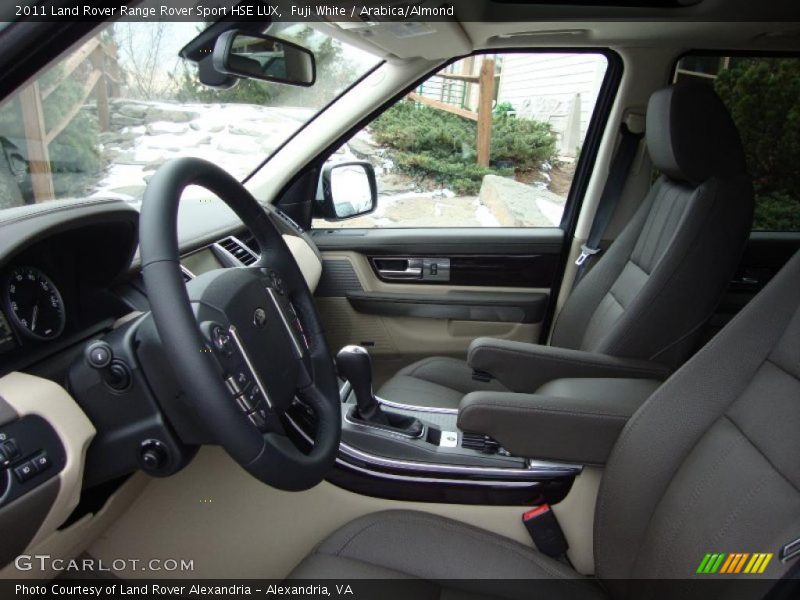 Fuji White / Arabica/Almond 2011 Land Rover Range Rover Sport HSE LUX