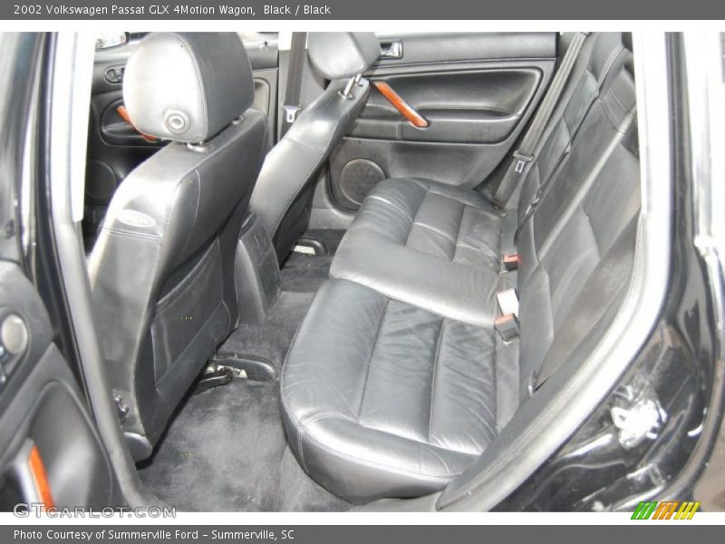  2002 Passat GLX 4Motion Wagon Black Interior