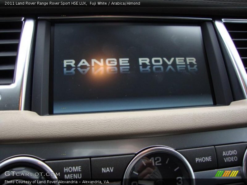 Fuji White / Arabica/Almond 2011 Land Rover Range Rover Sport HSE LUX