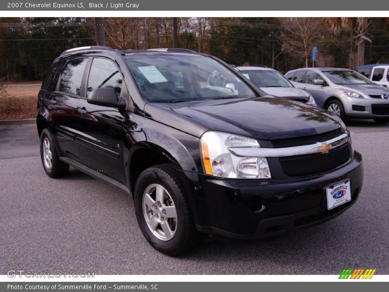 Black / Light Gray 2007 Chevrolet Equinox LS