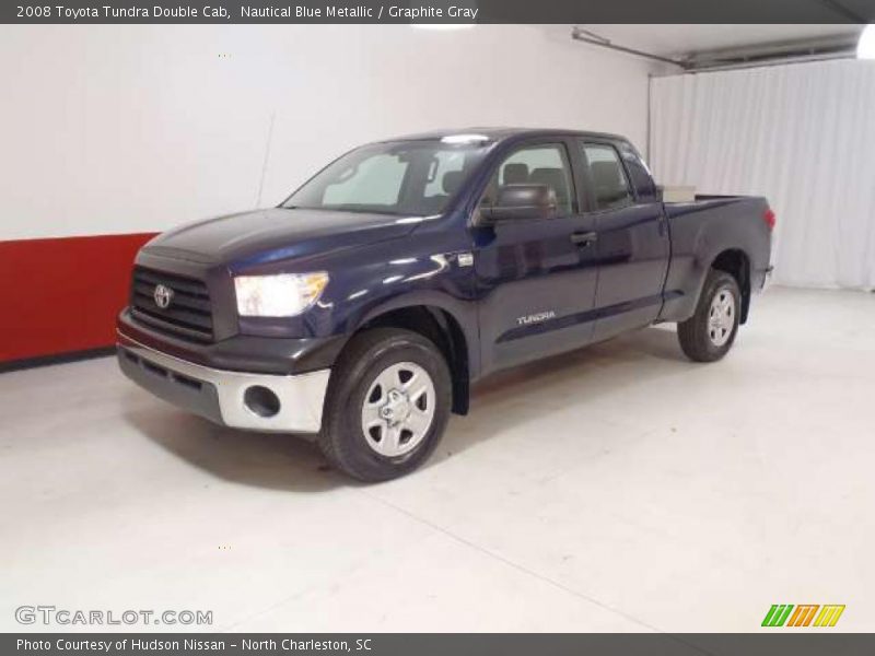 Nautical Blue Metallic / Graphite Gray 2008 Toyota Tundra Double Cab