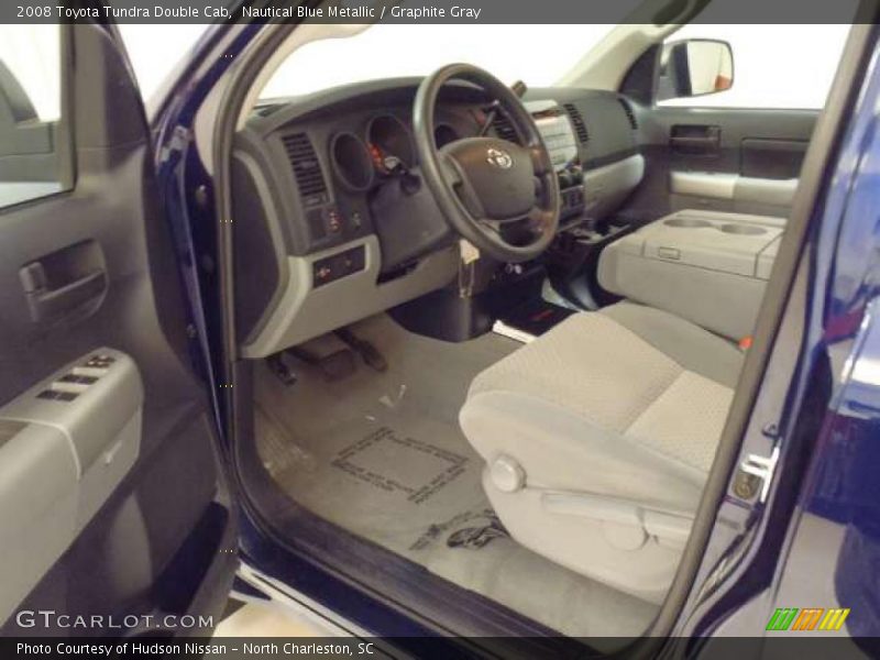 Nautical Blue Metallic / Graphite Gray 2008 Toyota Tundra Double Cab